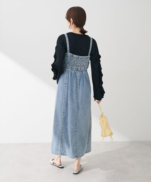 ELENCARE DUE ジャンパースカート デニムW-ZIPジャンスカ : ZOZOTOWN