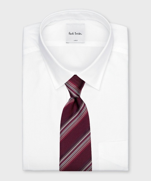 Paul Smith（ポール・スミス） ネクタイ マルチカラーレジメンタル