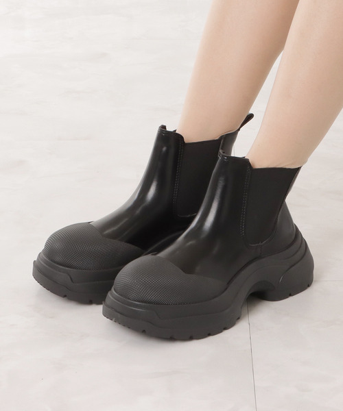 「Lace Ladies」 ショートブーツ 23 ブラック レディース_画像6