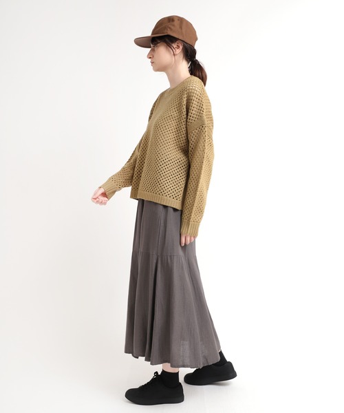「RNA-N」 長袖ニット MEDIUM コバルトブルー レディース_画像5