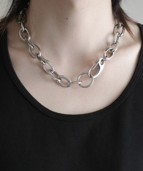 KUUUPY ネックレス Surgical Stainless Steel Ring Hook