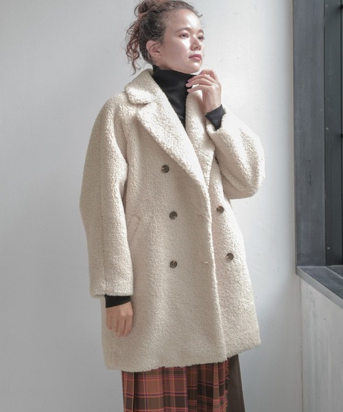 niko and… 「niko and」 チェスターコート FREE ホワイト