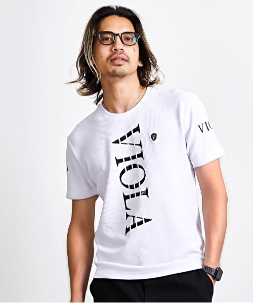 VIOLA tシャツ 「VIOLA rumore/ヴィオラ ルモーレ」裏使いC-NECK 半袖T