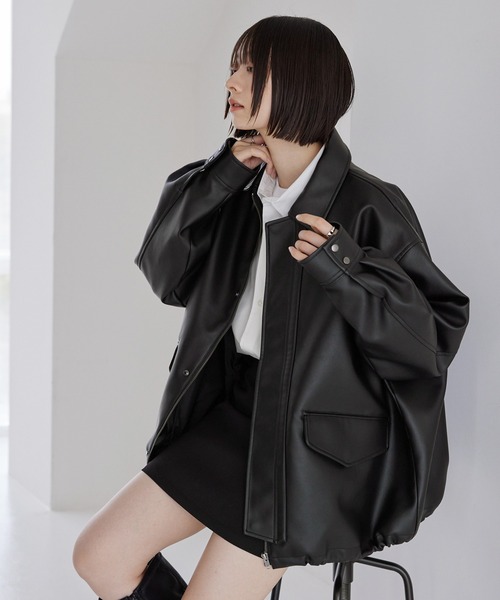 MONO-MART（モノマート） ブルゾン L ブラック メンズ : ZOZOTOWN