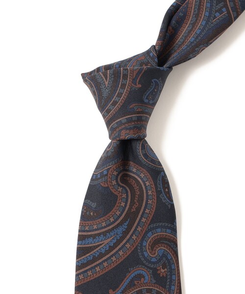 BEAMS F（ビームスF） ネクタイ Holliday ＆ Brown / シルク