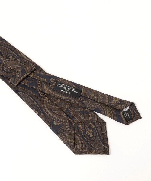 美品　beamsf Holliday&Brown ネクタイ　ペイズリー BEAMS F（ビームスF）Holliday & Brown / シルク ペイズリー柄