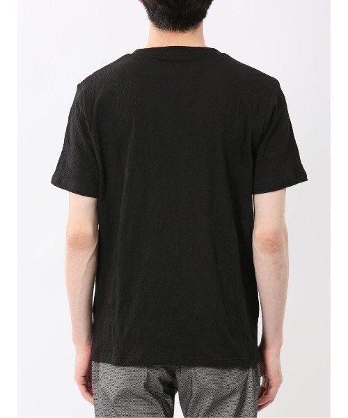 TAKA-Q tシャツ 「ウォッシャブル」タカキュー ふくれアーガイル