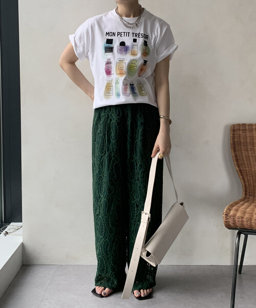 DouDou tシャツ 「WEB限定」パフュームロゴプリントTEE