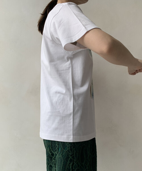 【新品】DouDou 透け感 ロゴプリントTシャツ Web完売品！ WEB限定】温感プリントTEE | DOUDOU(ドゥドゥ)レディース | PAL