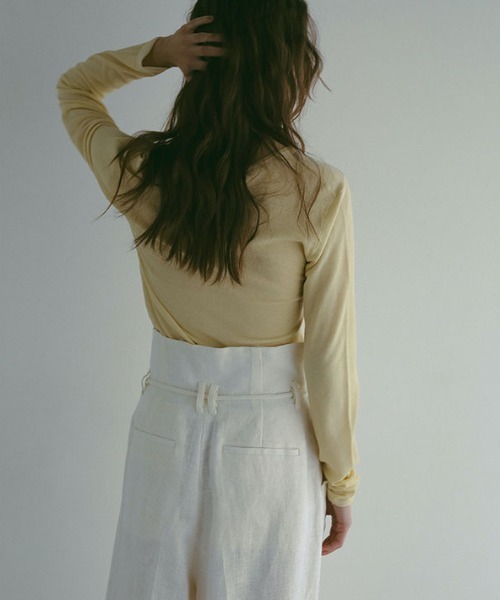 ETRE TOKYO（エトレトウキョウ） カーディガン Vネックバイカラー