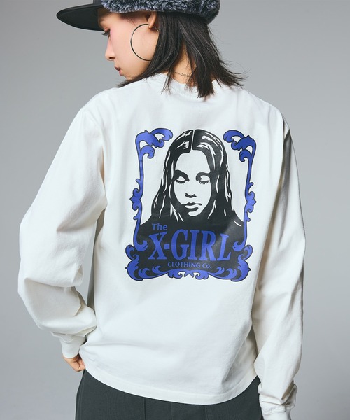 tシャツ ORNAMENT FACE L/S TEE レディース メンズ