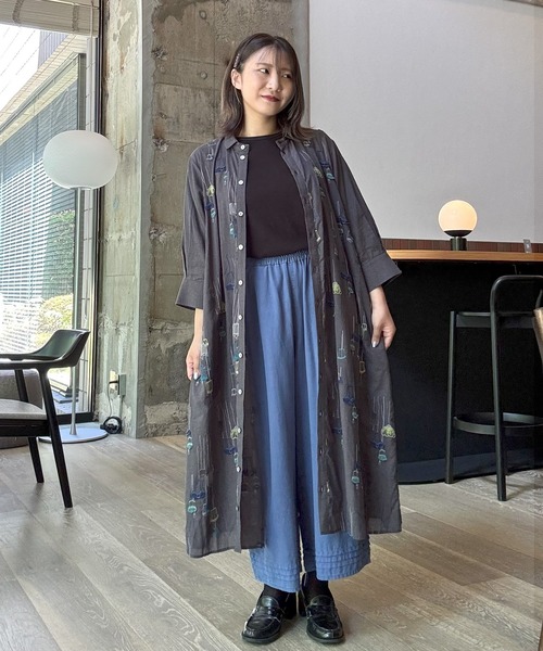 SUPER HAKKA（スーパーハッカ） パンツ セルロース麻製品染めタック