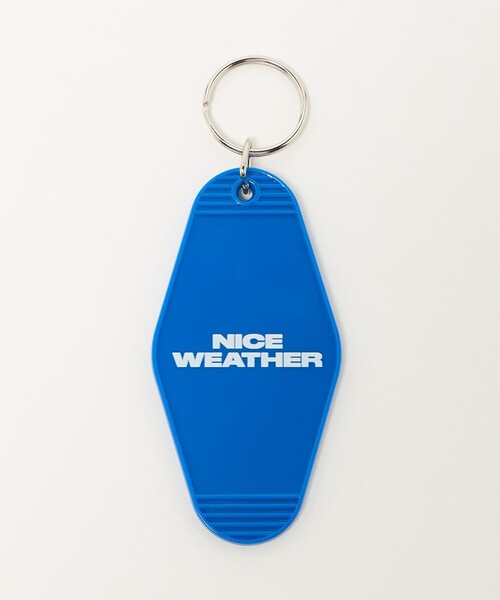 NICE WEATHER キーホルダー 「NICE WEATHER」モーテル キーリング