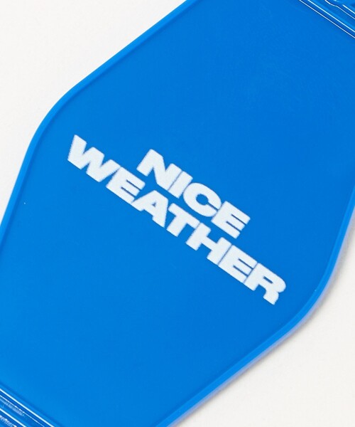 NICE WEATHER キーホルダー 「NICE WEATHER」モーテル キーリング