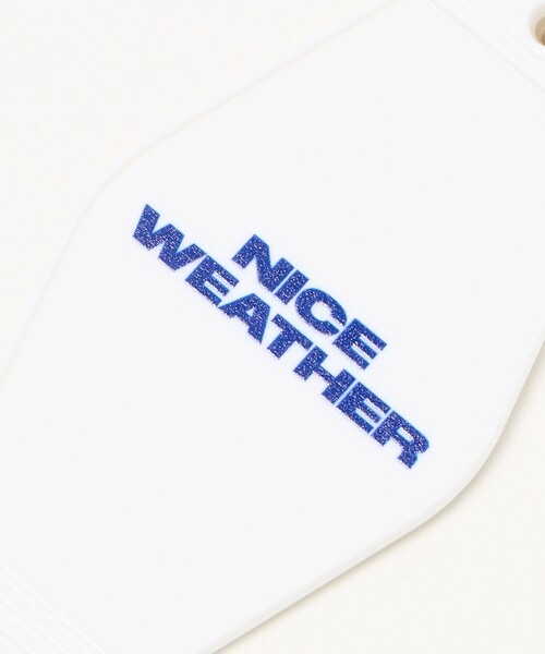 NICE WEATHER キーホルダー 「NICE WEATHER」モーテル キーリング