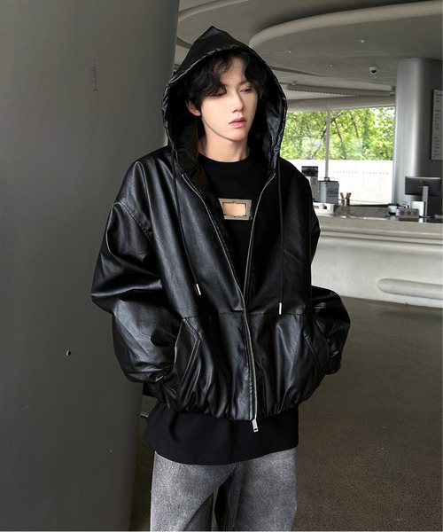 「neos」 ブルゾン LARGE ブラック メンズ_画像2