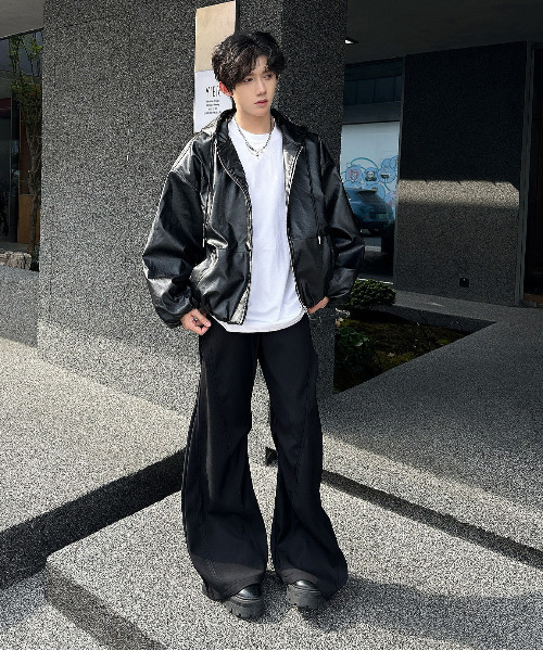 「neos」 ブルゾン LARGE ブラック メンズ_画像3