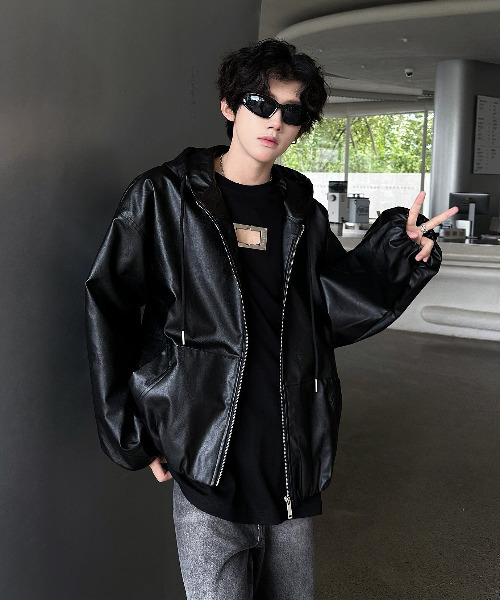 「neos」 ブルゾン LARGE ブラック メンズ_画像7