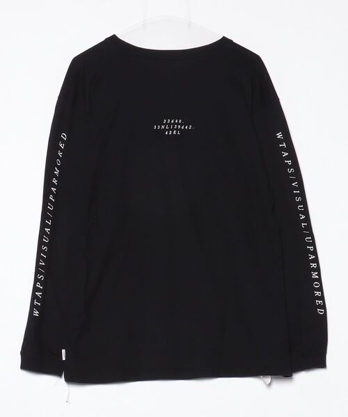 関送込!WTAPS ストリート ロゴ プリント 長袖 フードティー 3304124M0090_x1_a001.jpg