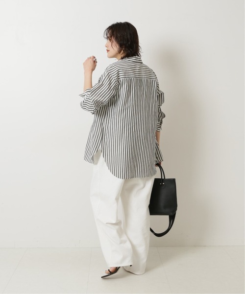 Spick and Span リップストップオーバーオール　38 ホワイト Spick and Span リップストップオーバーオール 38 ホワイト