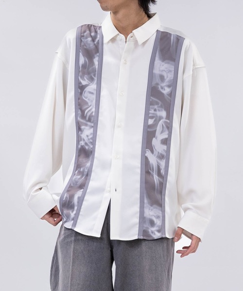 Limited Line Naive Magic シャツ 「a」「NAIVE MAGIC」ナチュラル