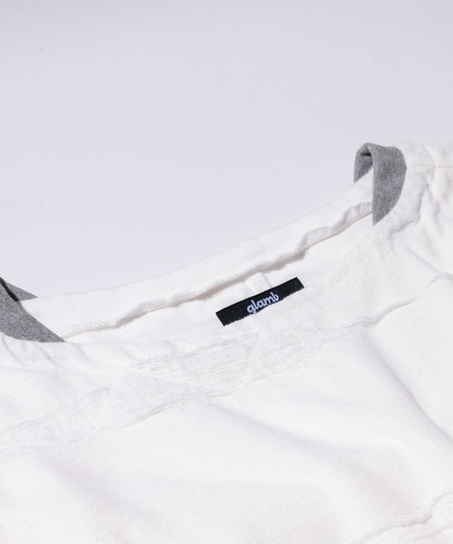 「glamb」 7分袖Tシャツ S ブルー メンズ