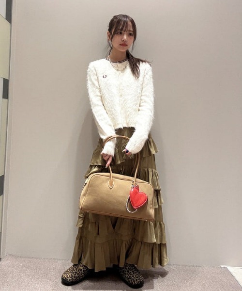 Ray BEAMS アシンメトリー フリル ティアード スカート Ray BEAMS（レイ ビームス） スカート アシンメトリー フリル