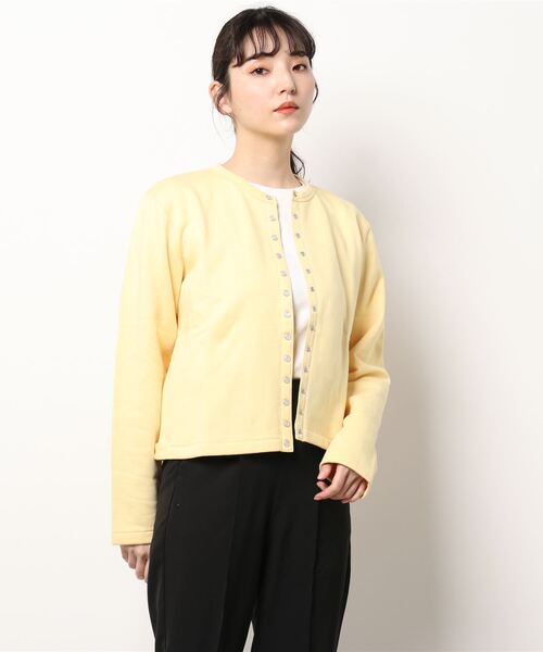 agnes b.（アニエスベー） カーディガン 2 イエロー系その他