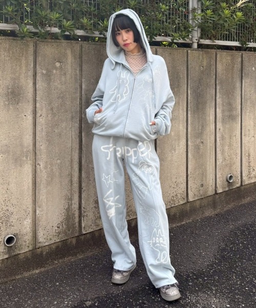 キャンディストリッパー★パーカー Candy Stripper（キャンディーストリッパー） パーカー GRAFFITI PRINT