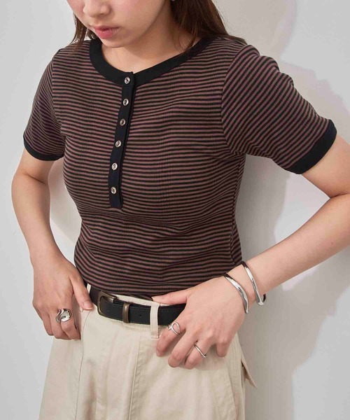 Robert P. Miller（ロバート・ピー・ミラー） ヘンリーネック tシャツ