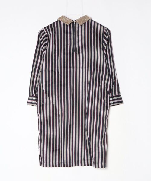 「Aymmy in the batty girls」 シャツワンピース SMALL ネイビー レディース_画像2