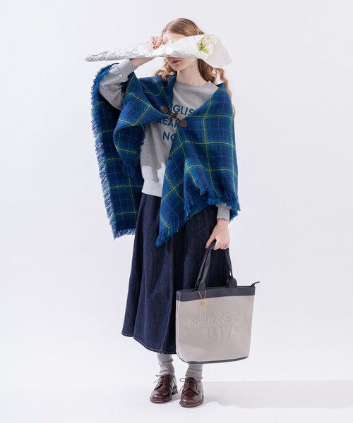 Afternoon Tea（アフタヌーンティー） ポンチョ タータンチェック柄