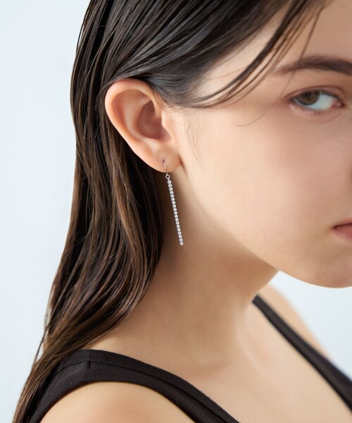ete♡ [ラインストーン] ピアス ete（エテ） ピアス 「ラインストーン」 ピアス レディース : ZOZOTOWN