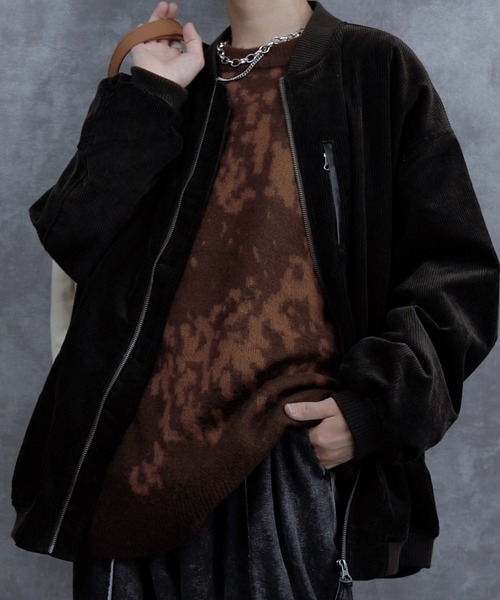 「INTER FACTORY」 ブルゾン MEDIUM ブラック メンズ_画像7