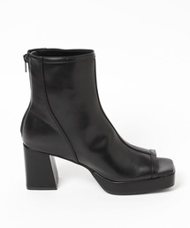 「Heather」 ショートブーツ M アイボリー レディースの画像4