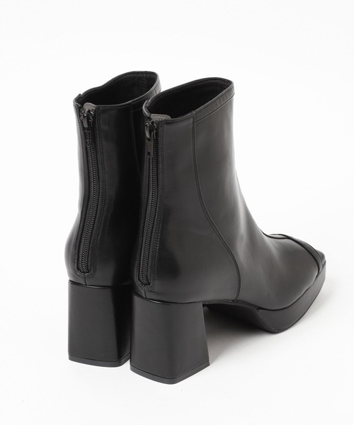 「Heather」 ショートブーツ M アイボリー レディースの画像5