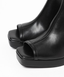 「Heather」 ショートブーツ M アイボリー レディースの画像8