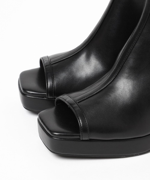 「Heather」 ショートブーツ M アイボリー レディースの画像8