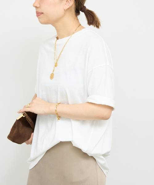 「Deuxieme Classe」 半袖Tシャツ FREE ホワイト レディースの画像