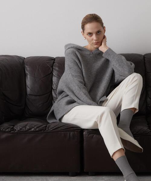 「Liesse」 長袖ニット - ベージュ レディース_画像2