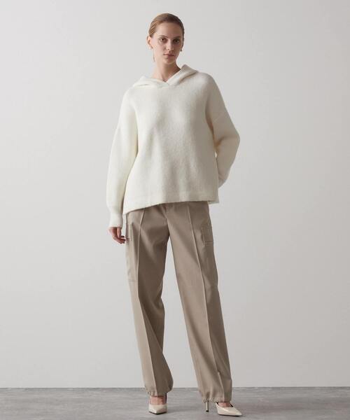 「Liesse」 長袖ニット - ベージュ レディース_画像3