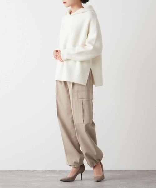 「Liesse」 長袖ニット - ベージュ レディース_画像5