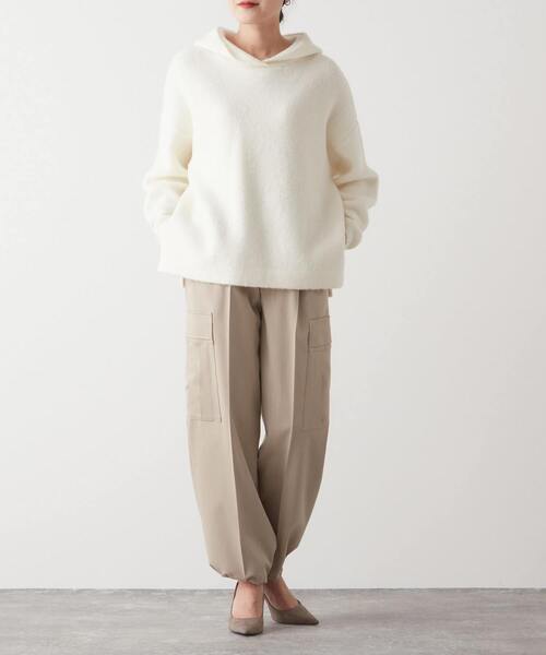 「Liesse」 長袖ニット - ベージュ レディース_画像6