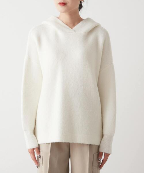 「Liesse」 長袖ニット - ベージュ レディース_画像7