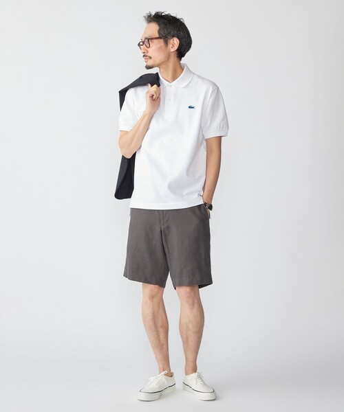 「LACOSTE」 半袖ポロシャツ 3 ネイビー メンズの画像