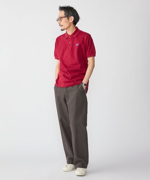 「LACOSTE」 半袖ポロシャツ 3 ネイビー メンズの画像
