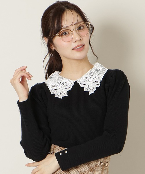 WILLSELECTION（ウィルセレクション） ニット セーター リボンレース