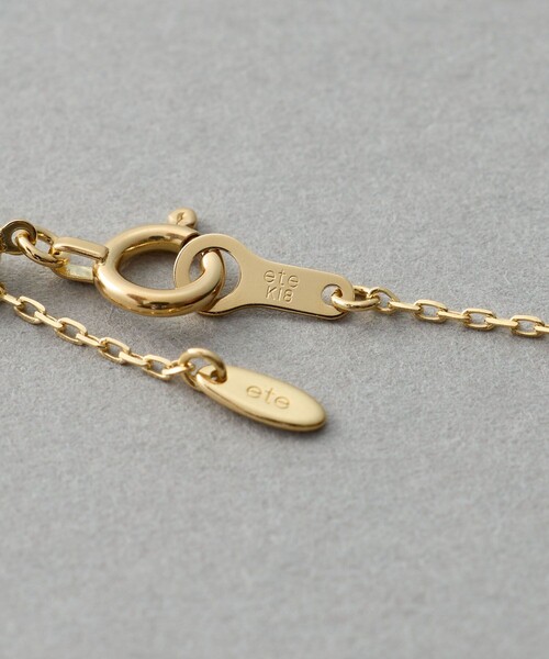 ete（エテ） ネックレス 「シャンデリア」 K18YG クォーツ ネックレス