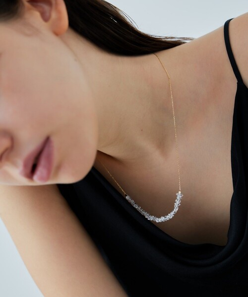 ete（エテ） ネックレス 「シャンデリア」 K18YG クォーツ ネックレス