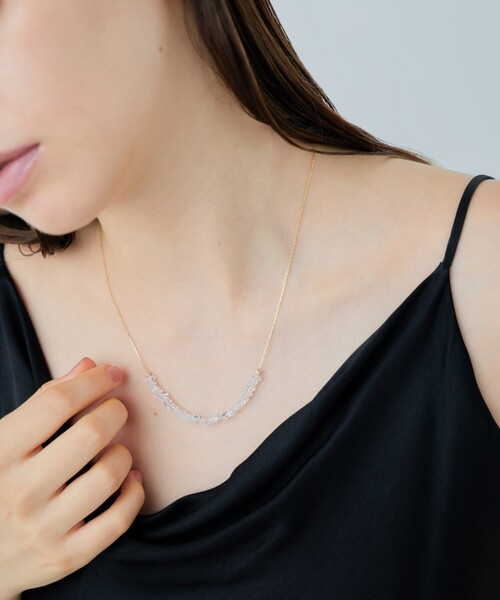 ete（エテ） ネックレス 「シャンデリア」 K18YG クォーツ ネックレス